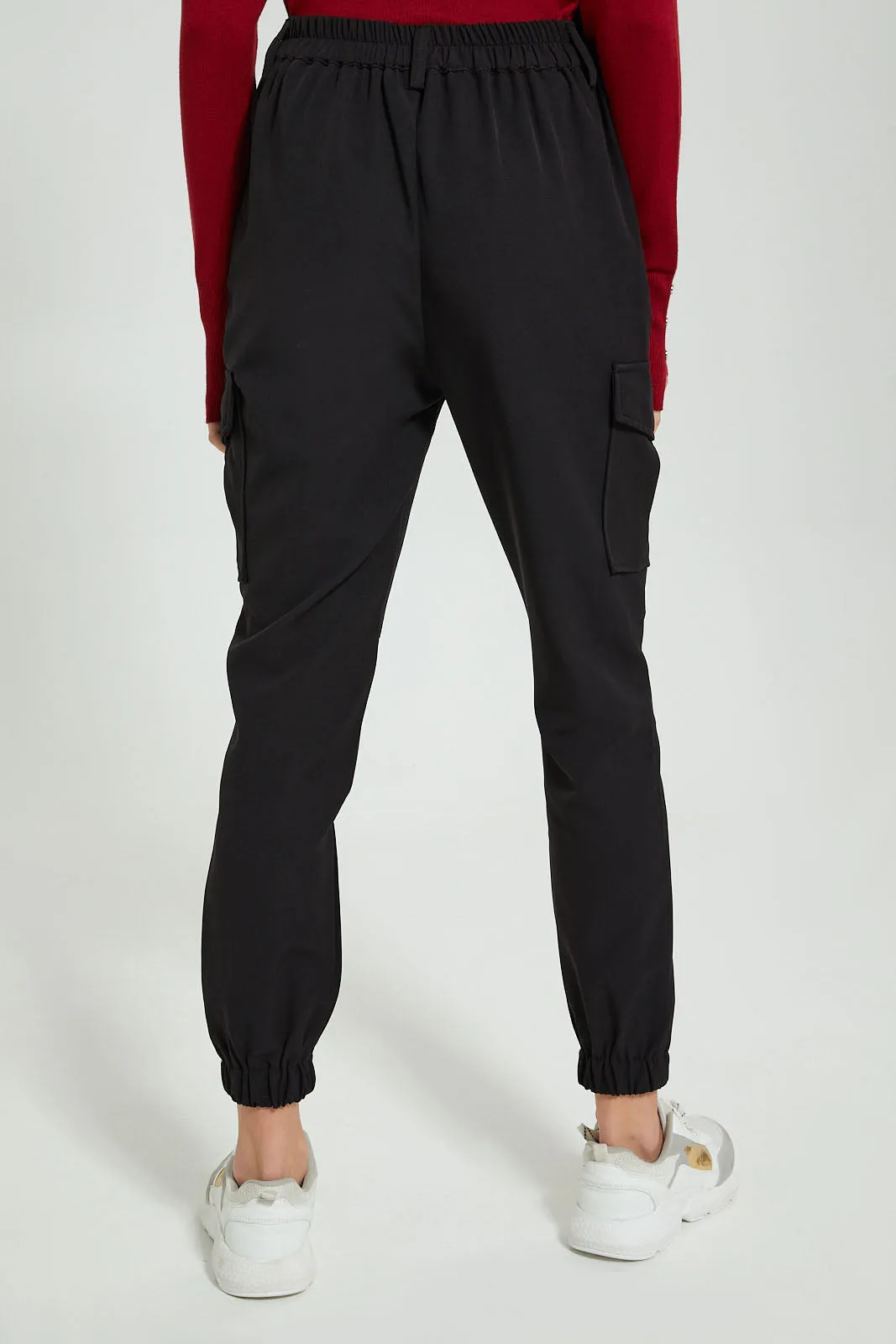 Black Trouser With Cargo Pockets