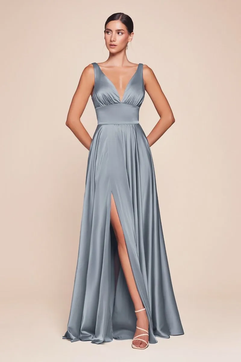 Brilliance | Satin A Line Dress | LaDivine 7469