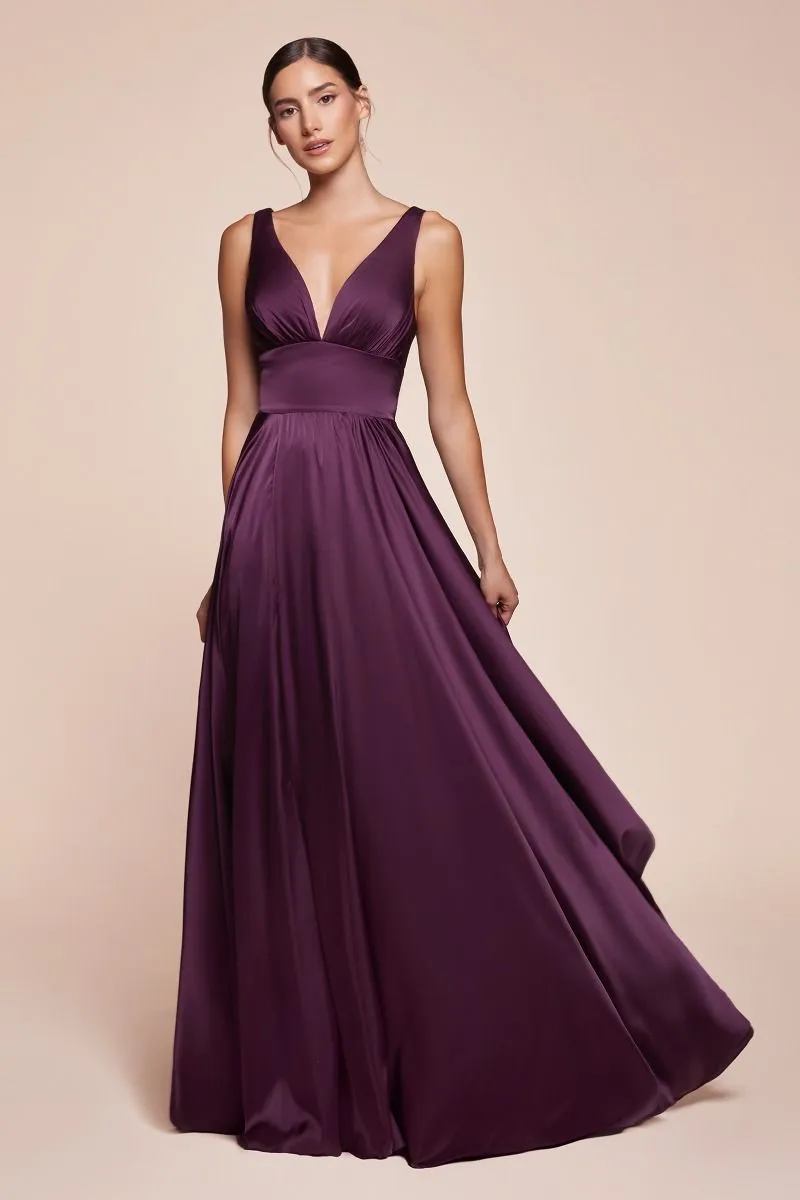 Brilliance | Satin A Line Dress | LaDivine 7469