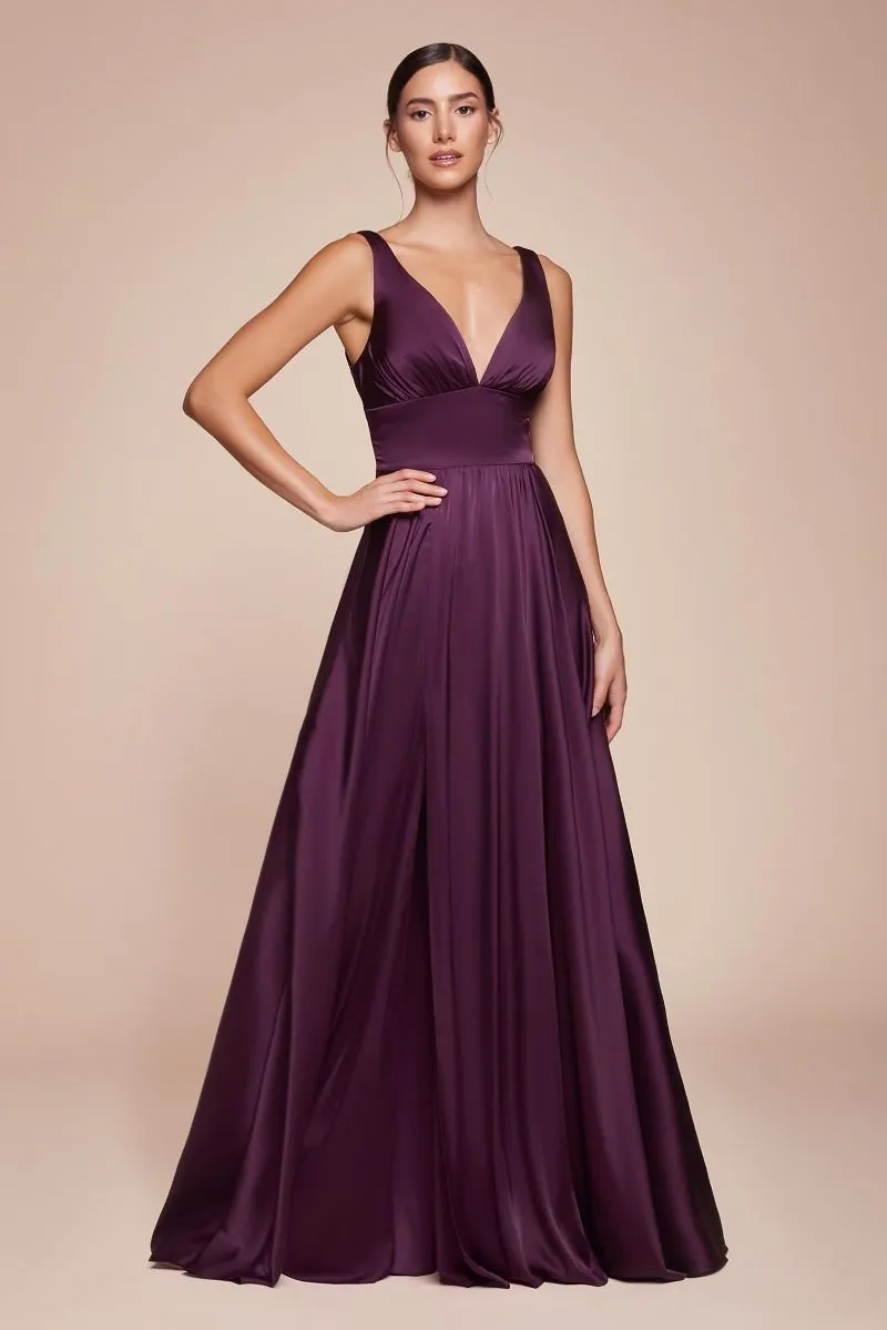 Brilliance | Satin A Line Dress | LaDivine 7469