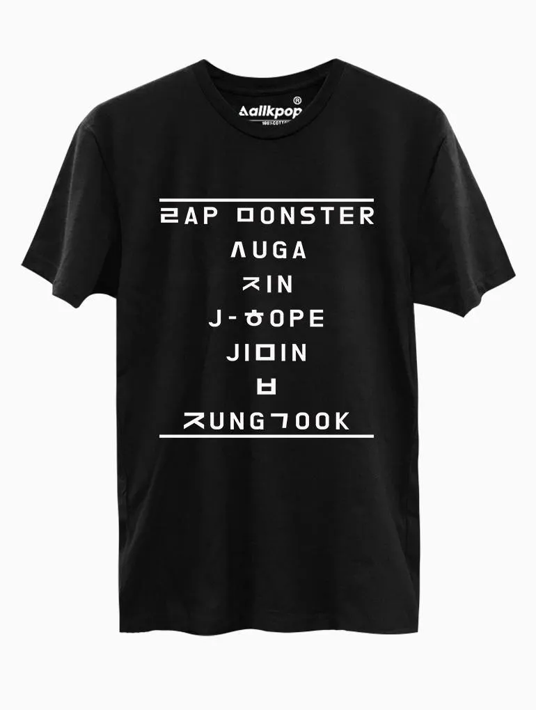 BTS Hangul Name Tee