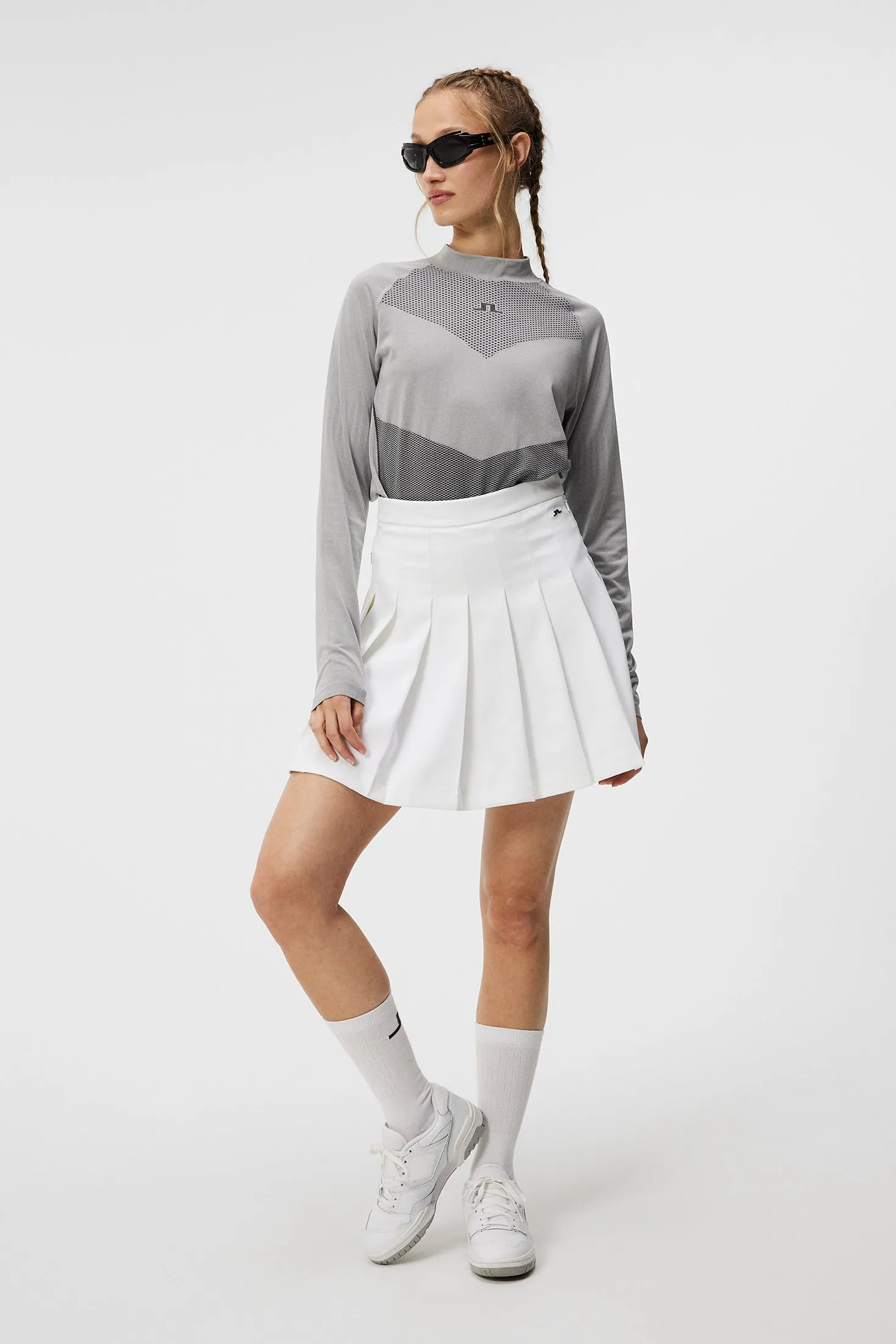 Camilla Top / Light Grey Melange