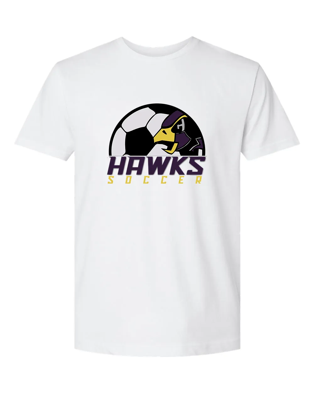 Chaska Hawks Soccer Youth White Super-Soft Tee