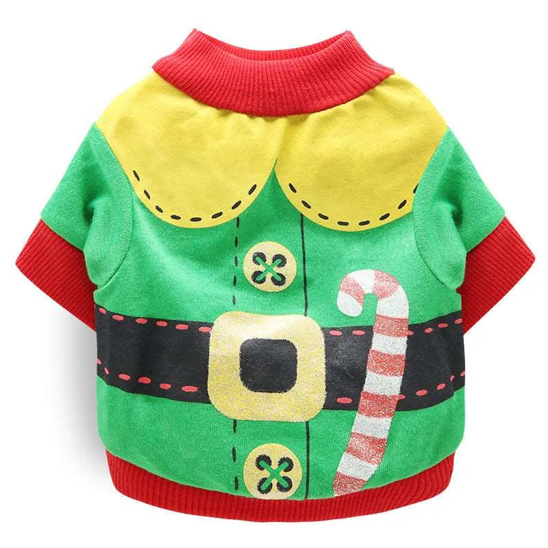 Dog Christmas Sweater - Holiday Pet Shirt for Dogs & Cats