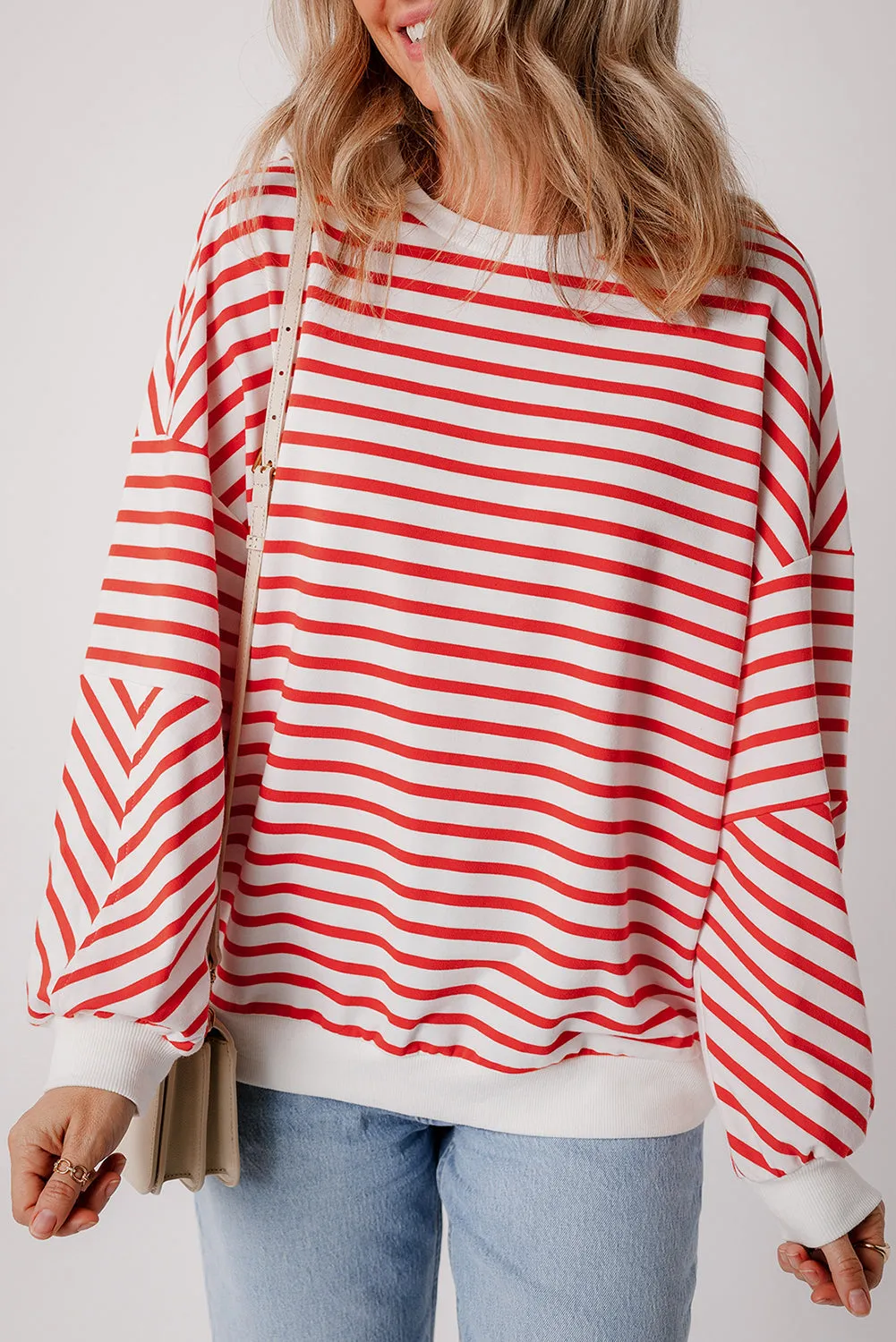 Drop Shoulder Loose Sweatshirt