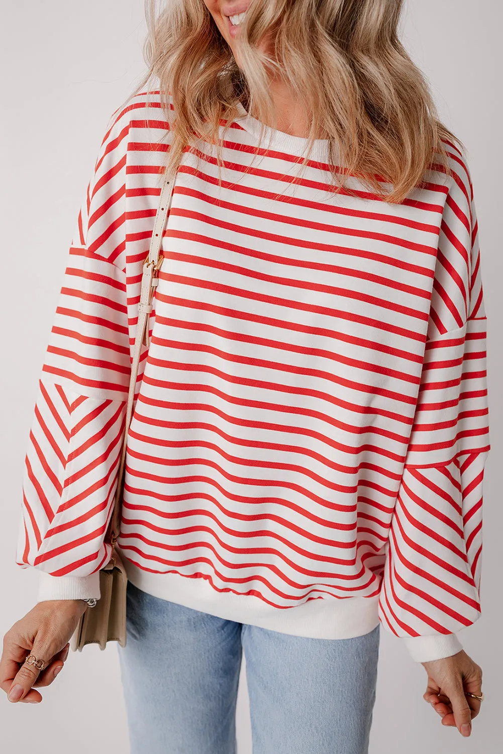 Drop Shoulder Loose Sweatshirt