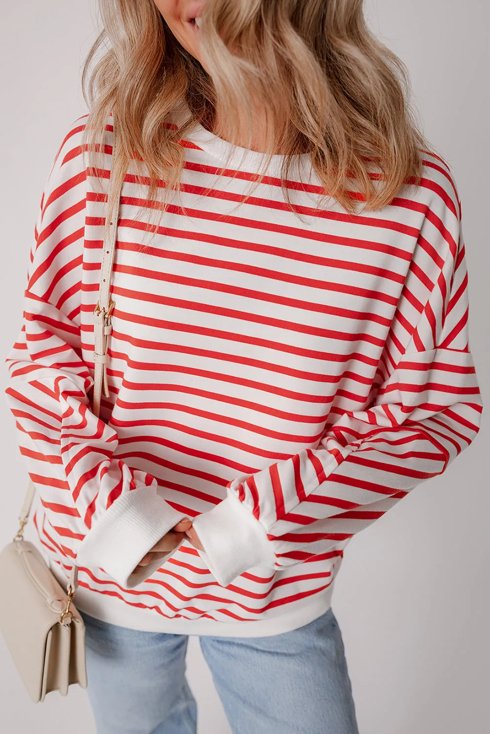 Drop Shoulder Loose Sweatshirt