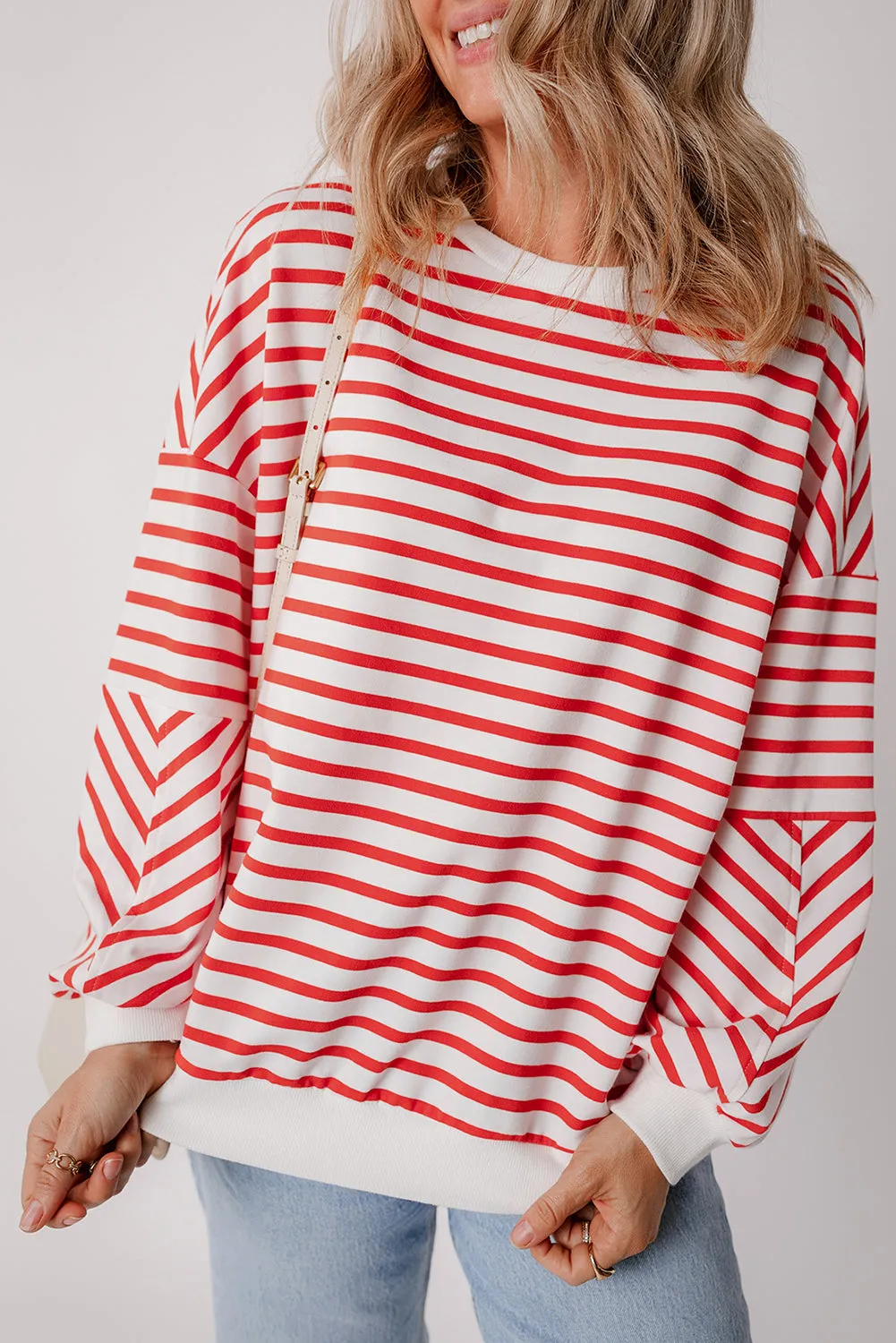 Drop Shoulder Loose Sweatshirt