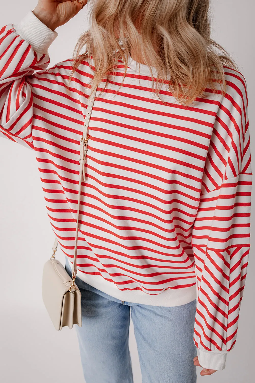 Drop Shoulder Loose Sweatshirt