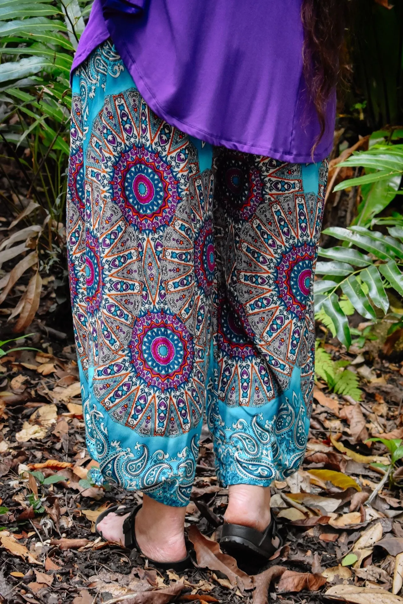 Freya Pants - Wheel of Life Teal