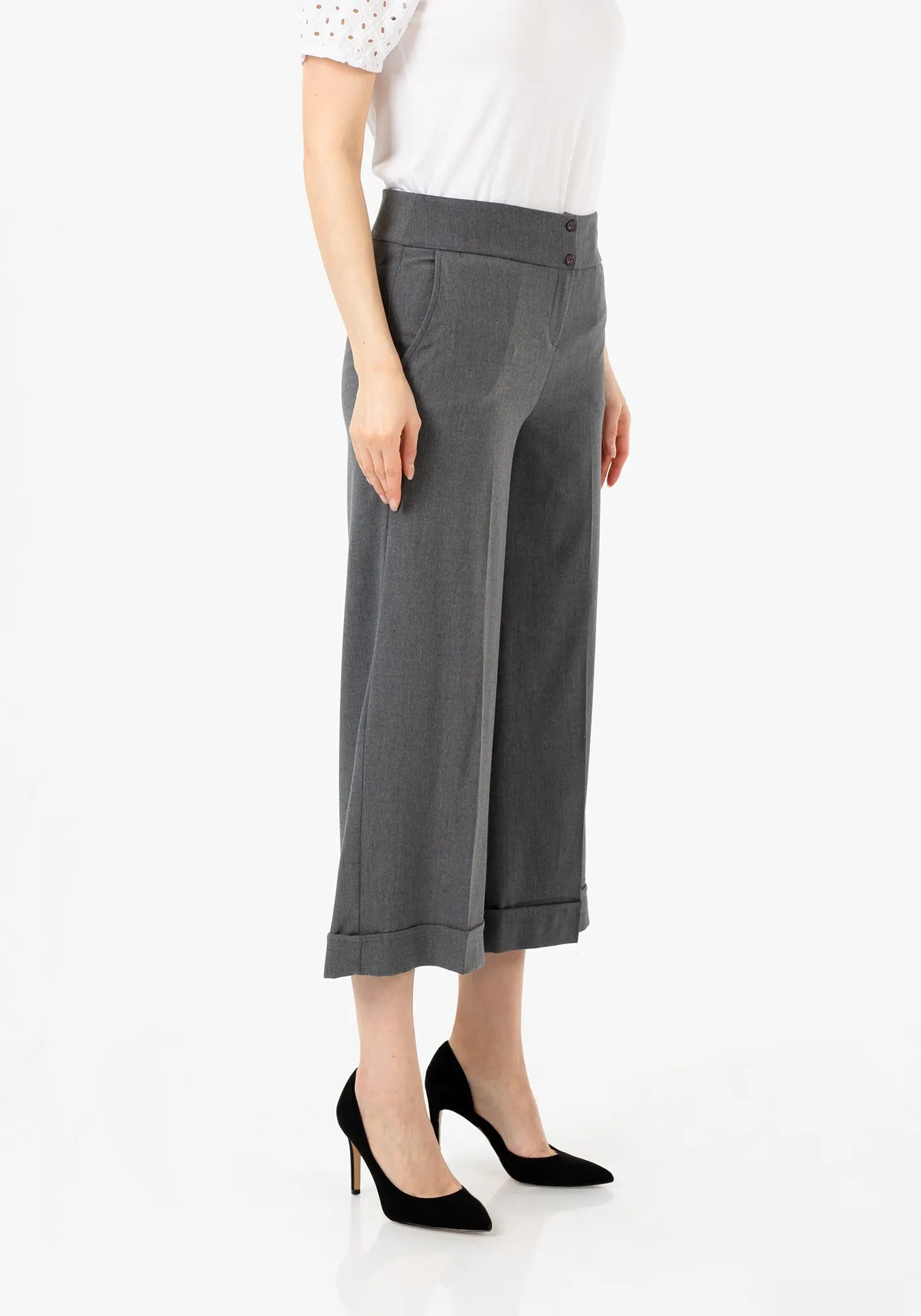 G-Line Wide Leg Cropped Pants