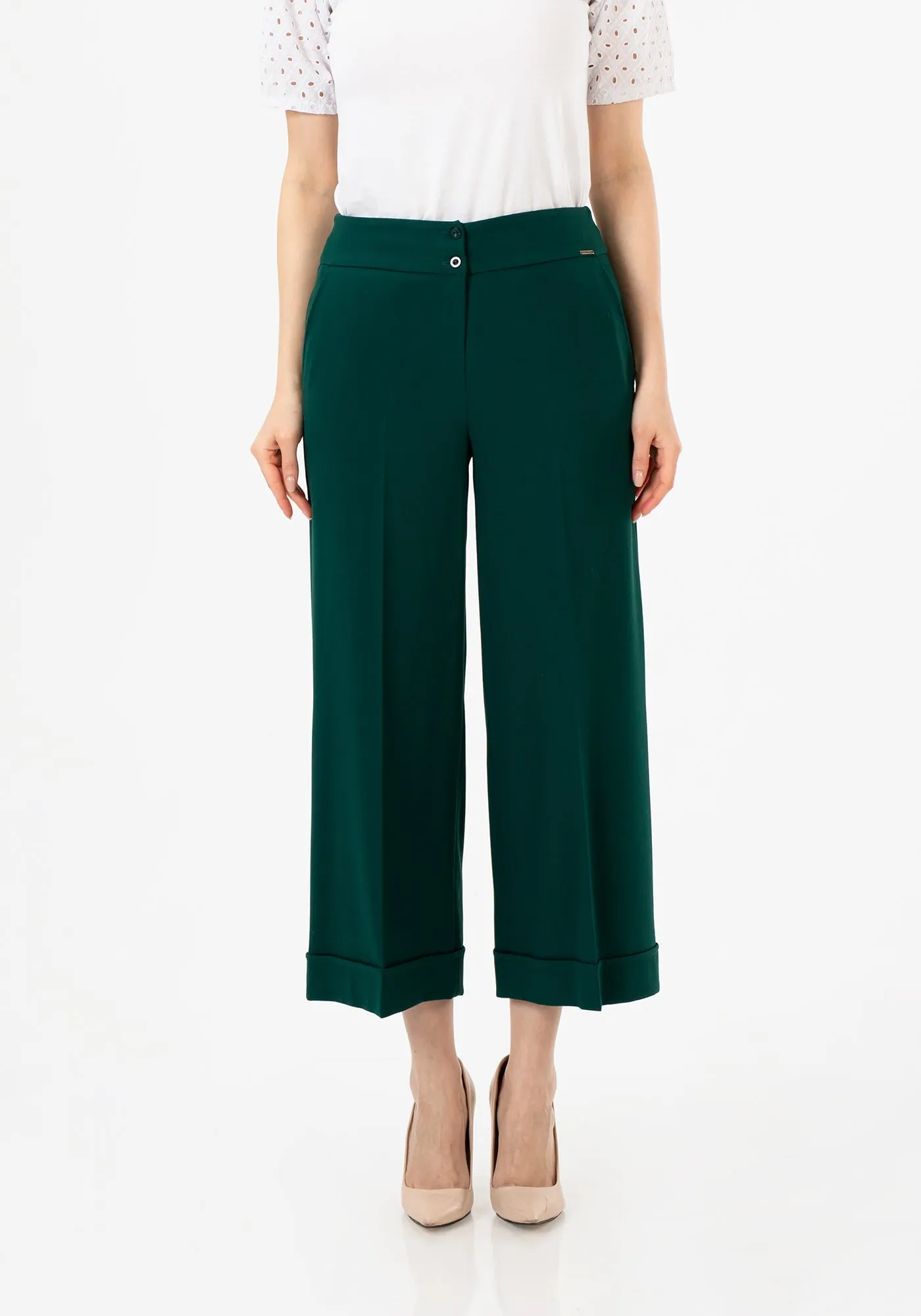 G-Line Wide Leg Cropped Pants