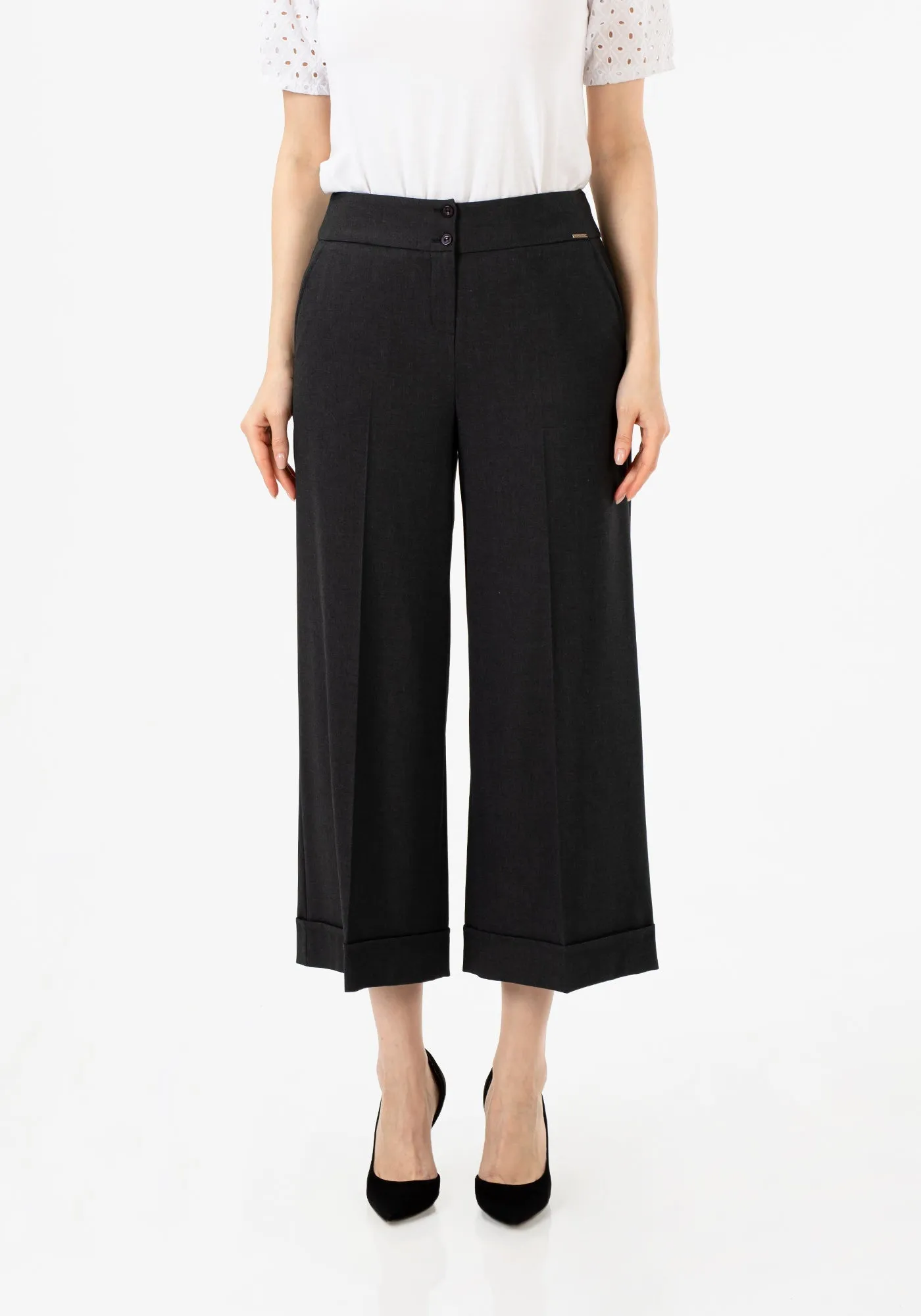 G-Line Wide Leg Cropped Pants