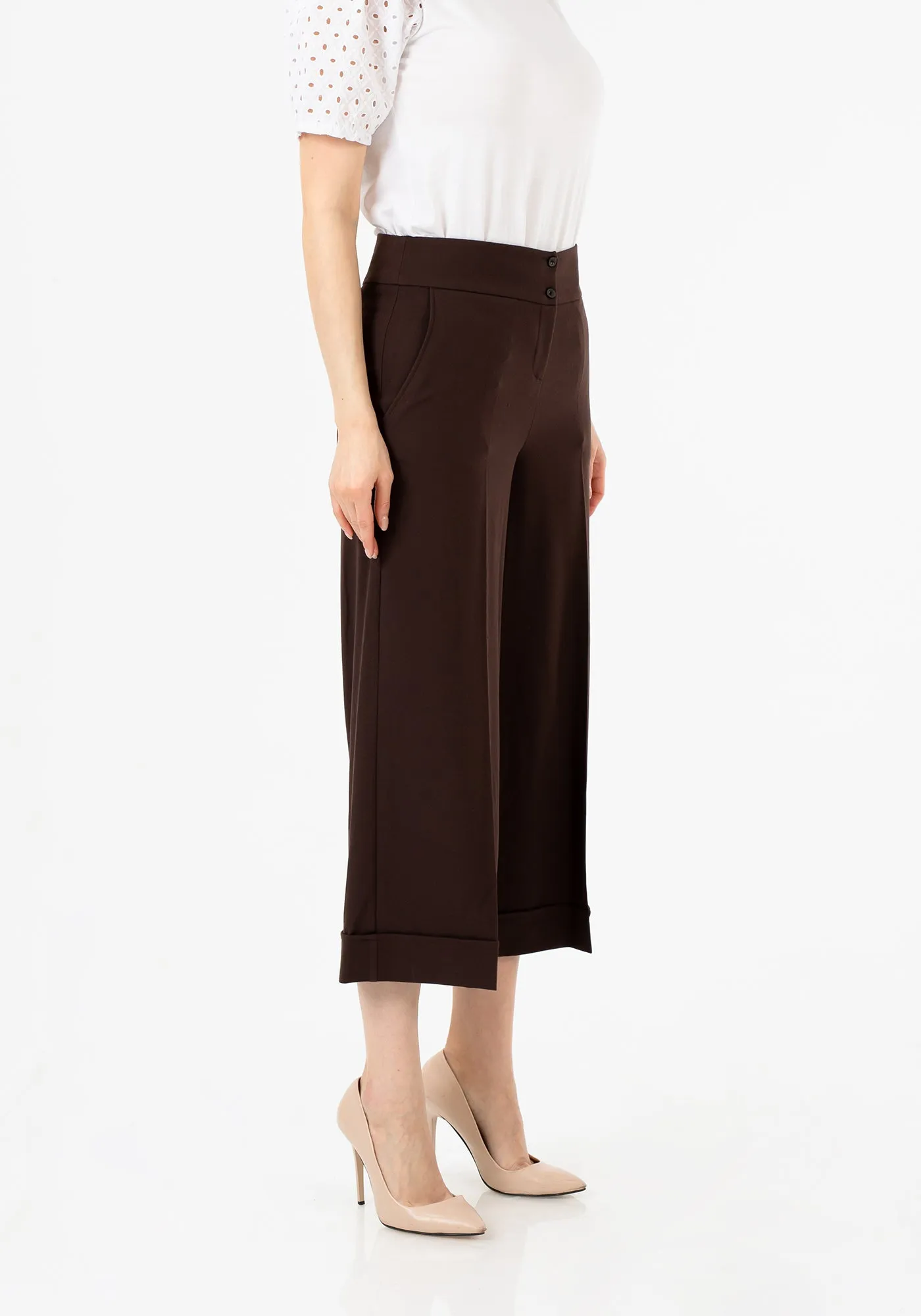 G-Line Wide Leg Cropped Pants