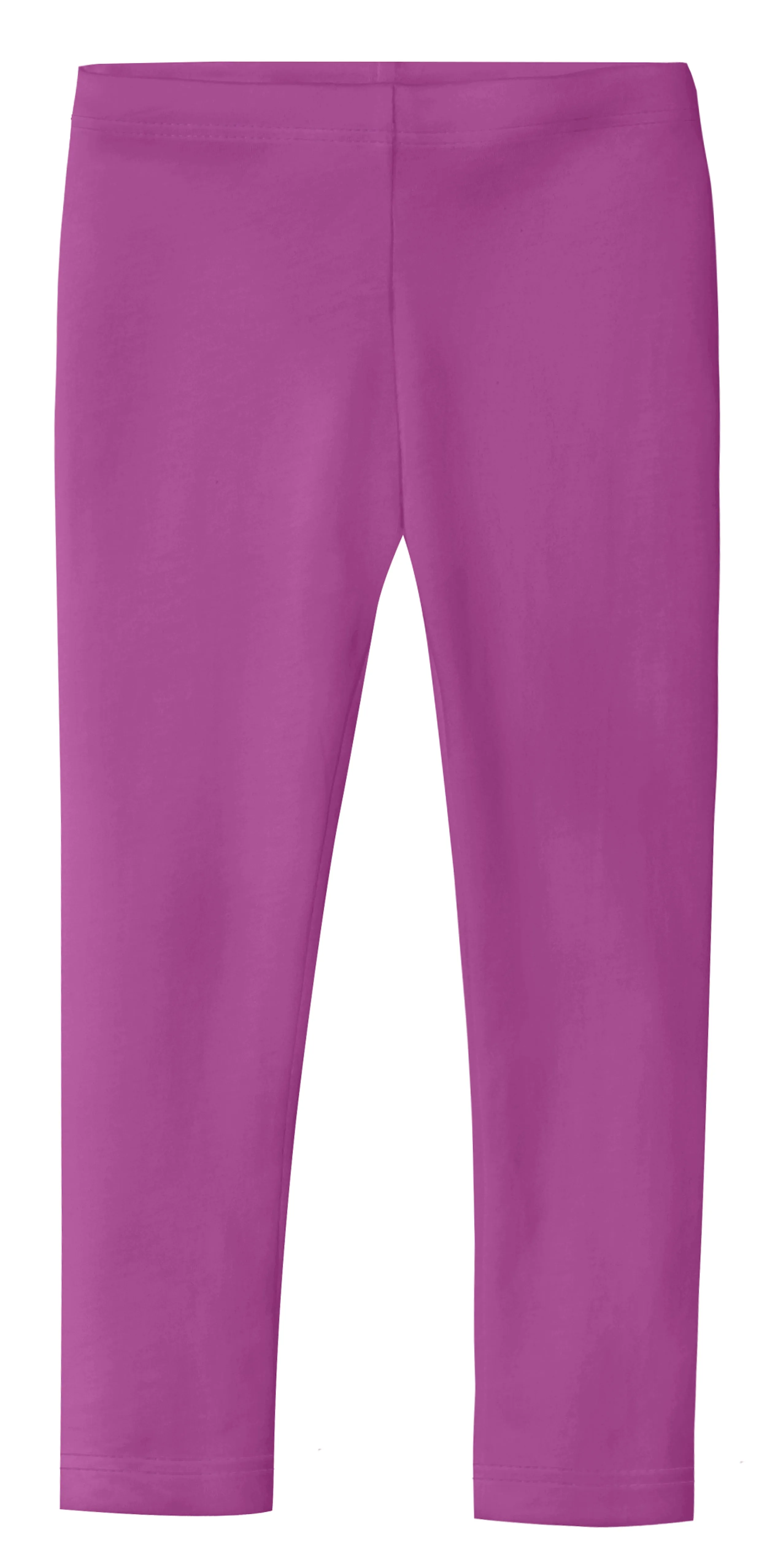 Girls Soft Organic Cotton Leggings | Plum