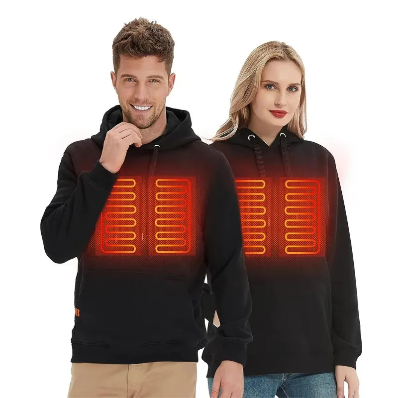 Heated Hoodie - Cozy Thermal Wear for Outdoor Comfort