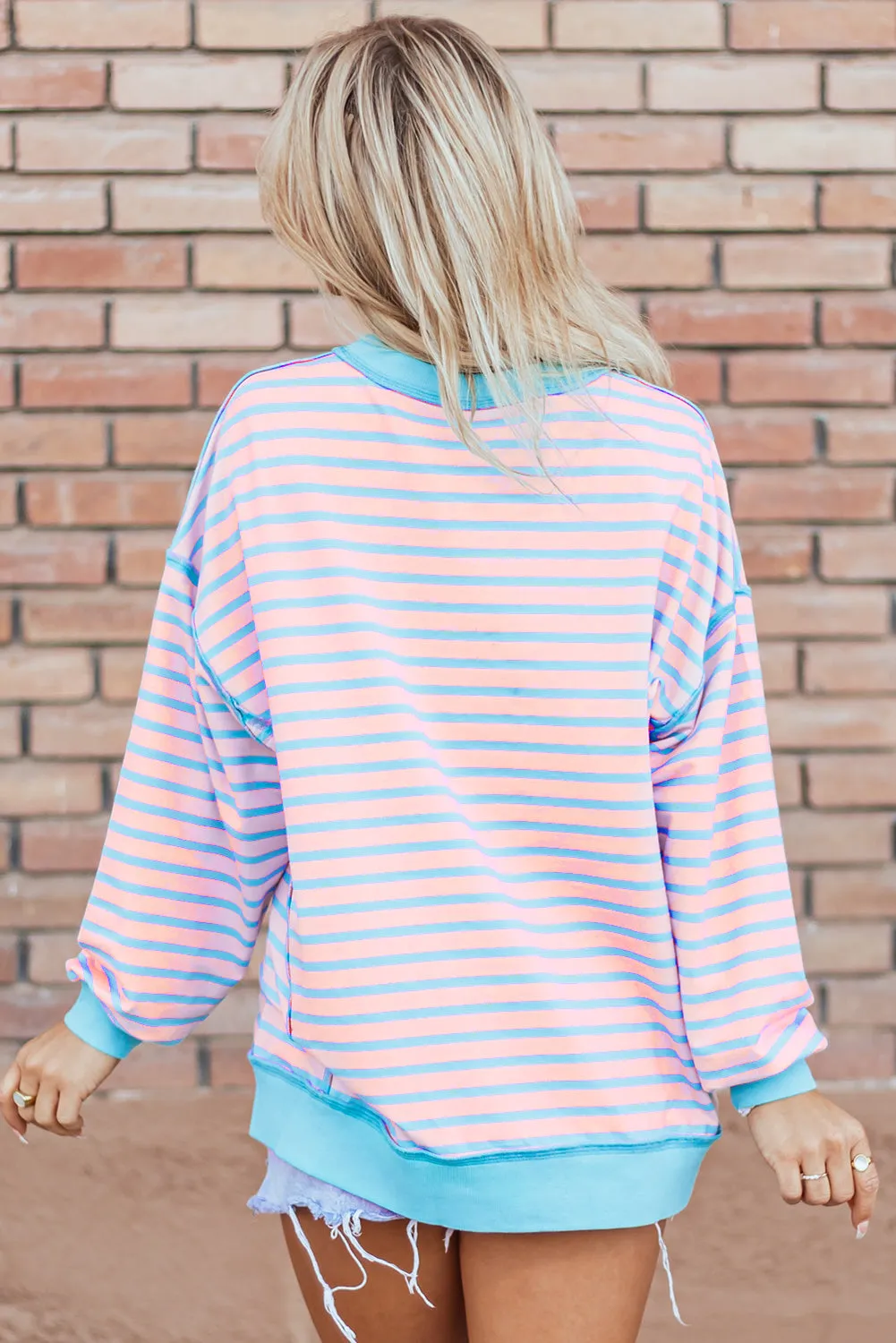 High Low Pullover Tunic Sweatshirt