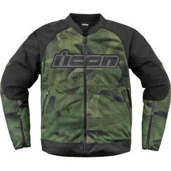 Icon Overlord 3 Mesh Camo CE Jacket  Green