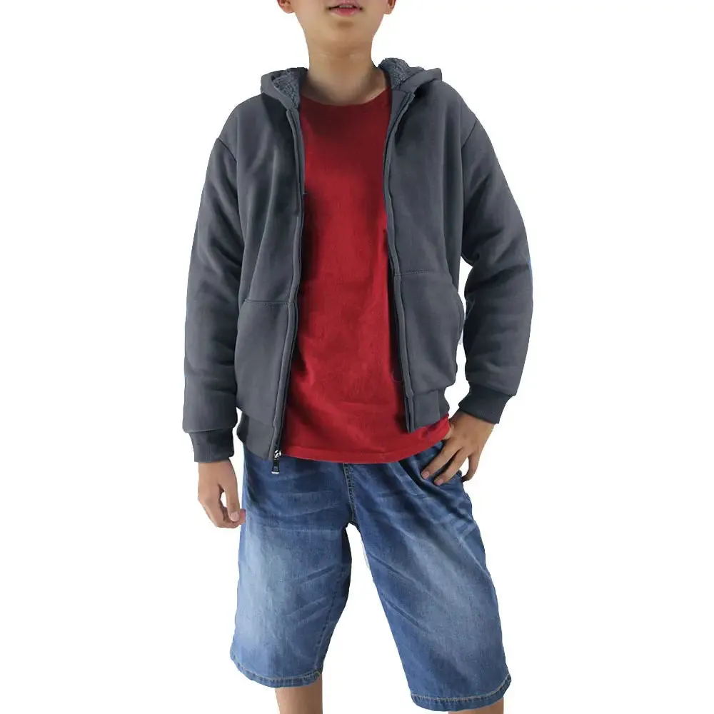 Kid's Sherpa Lined Hoodie