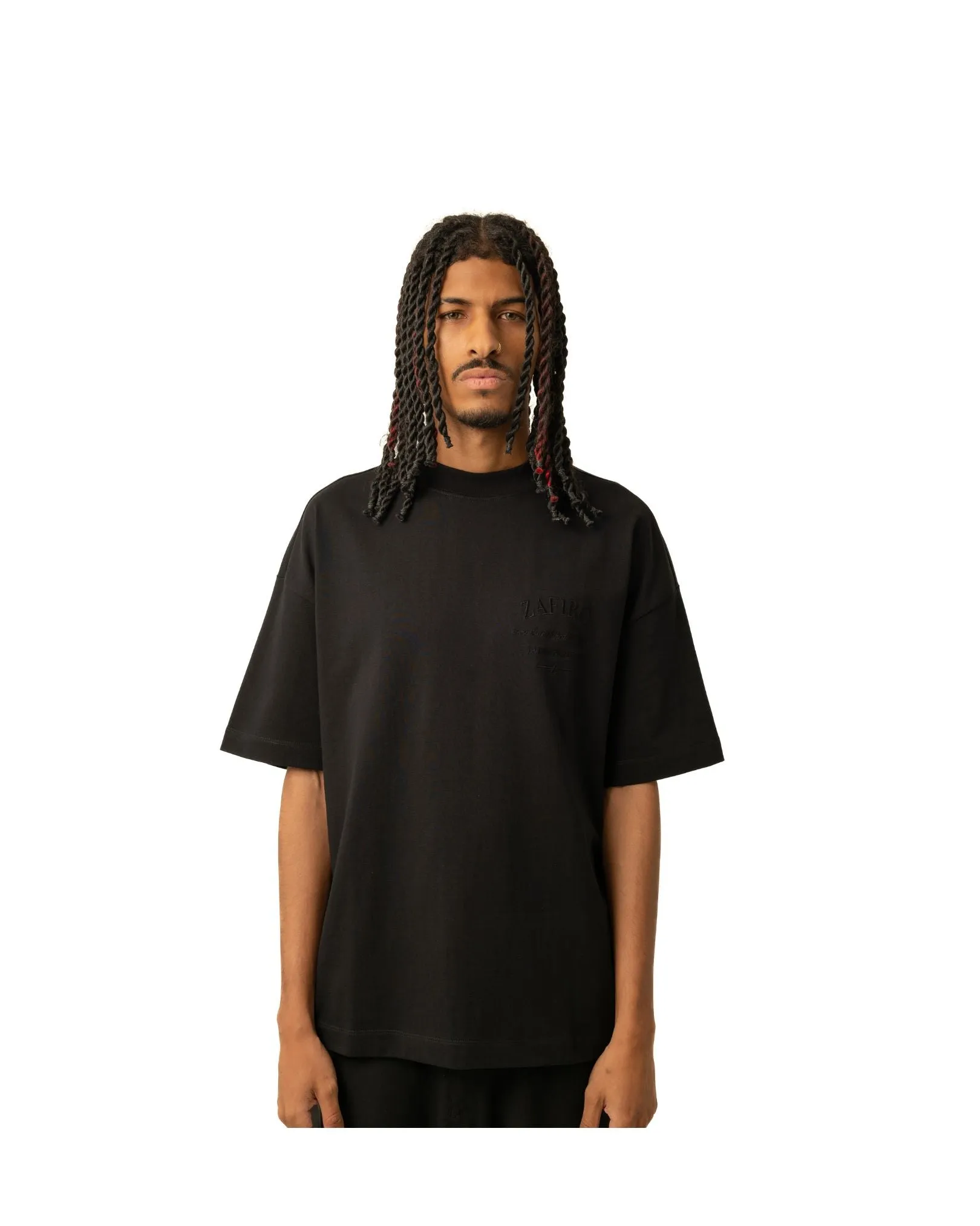 La Casa Oversized T-shirts - Black