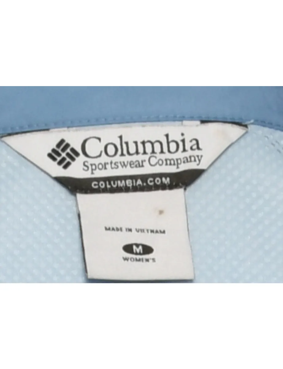 Light Blue Columbia Nylon Jacket - M