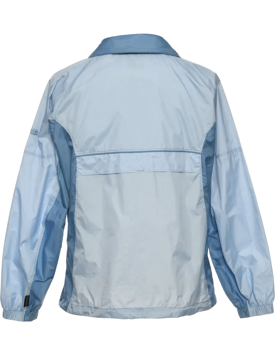 Light Blue Columbia Nylon Jacket - M