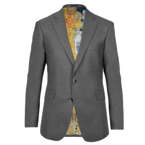 Light Grey Superfine Wool Jacket