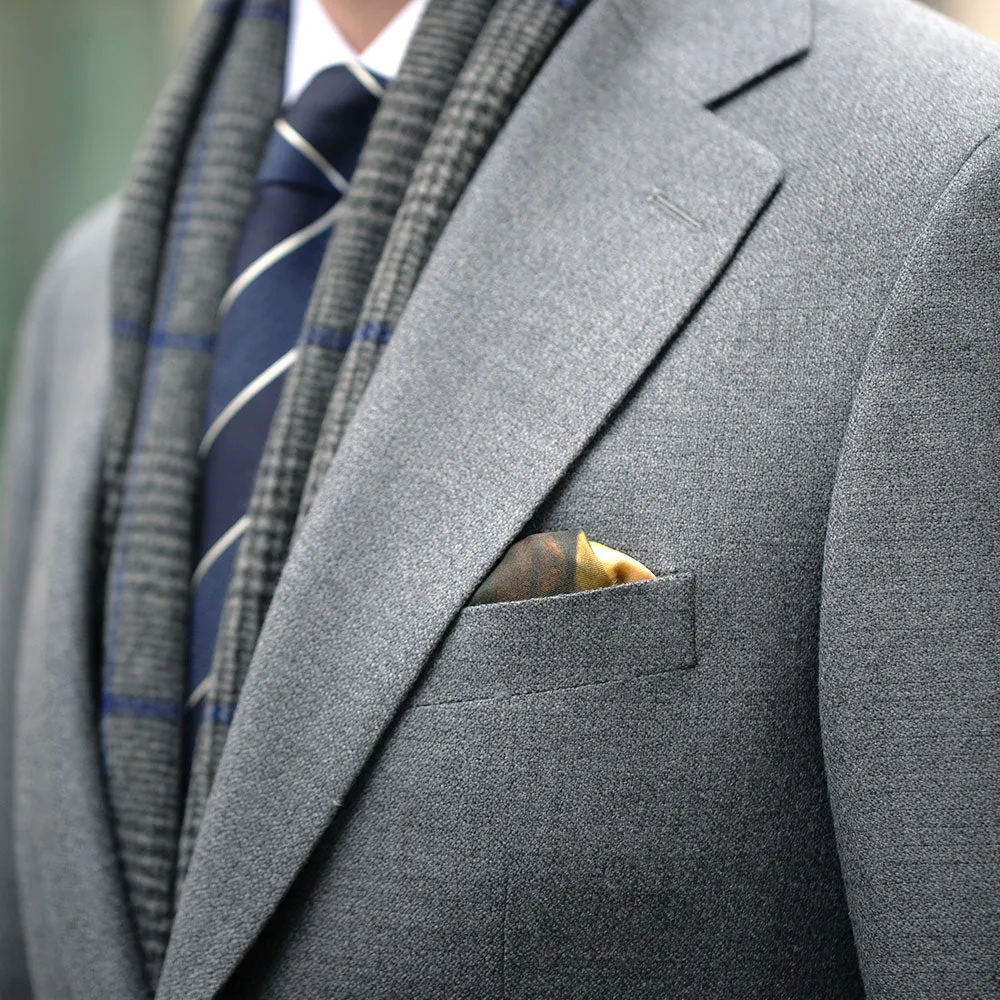 Light Grey Superfine Wool Jacket