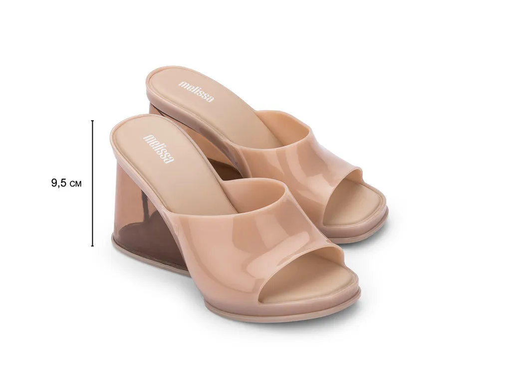 Melissa Darling Beige Heeled Slide Sandal For Women