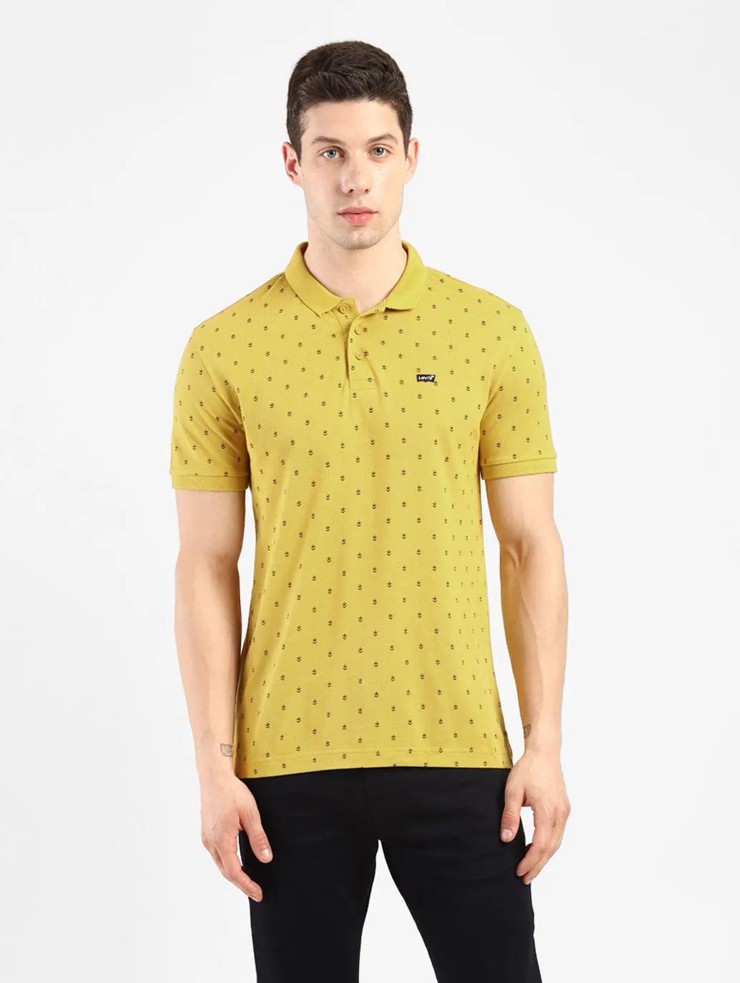 Men's Printed Polo Collar T-Shirts