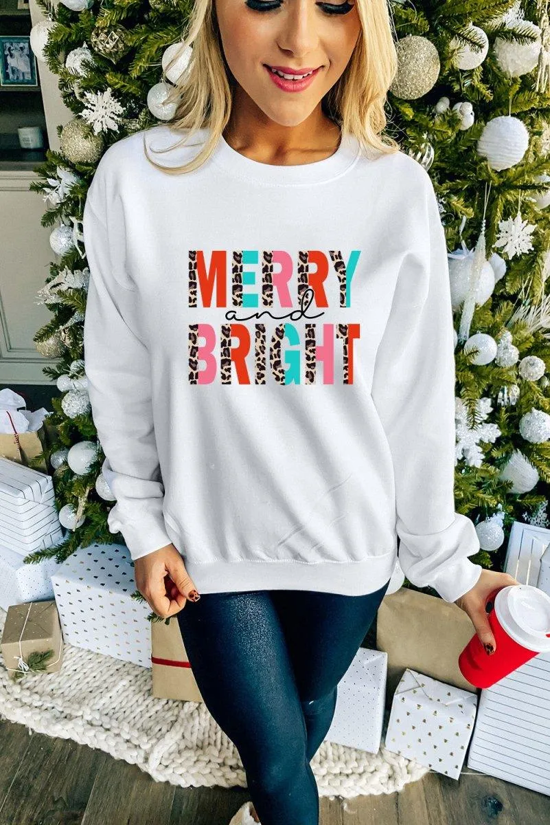 MERRY and BRIGHT Leopard Sweater