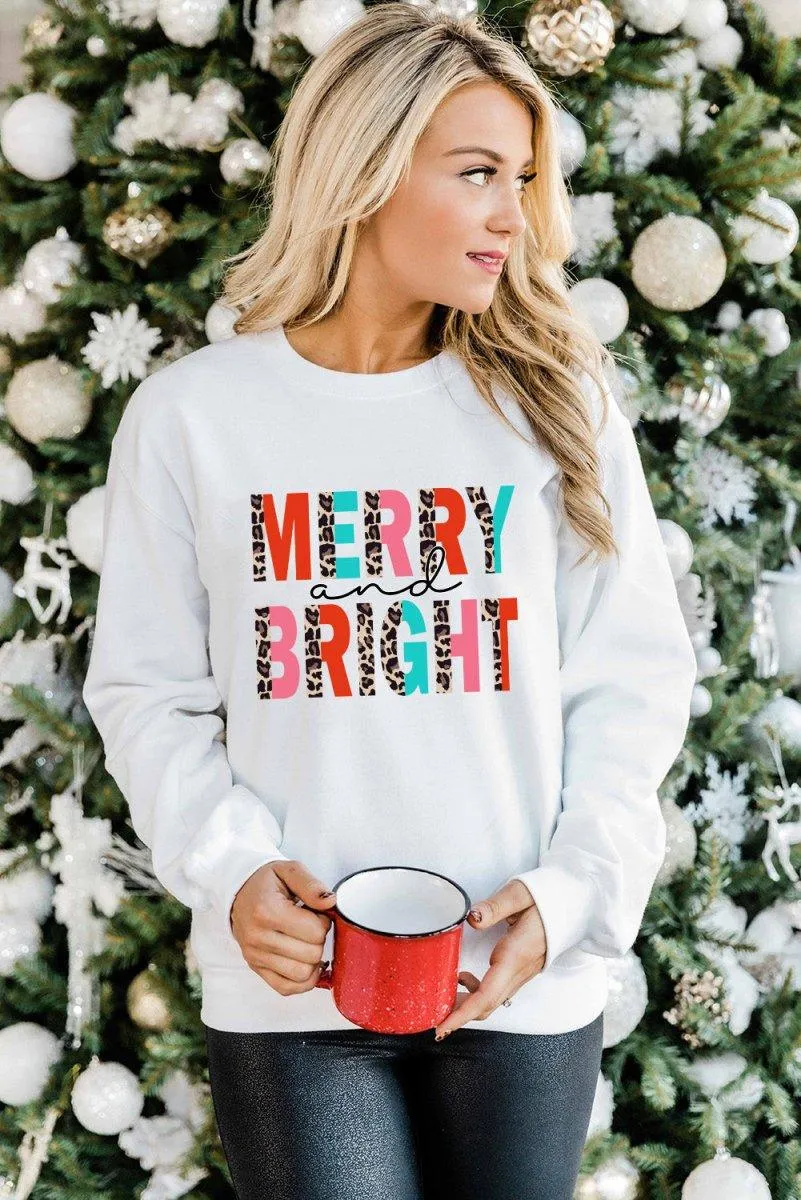 MERRY and BRIGHT Leopard Sweater