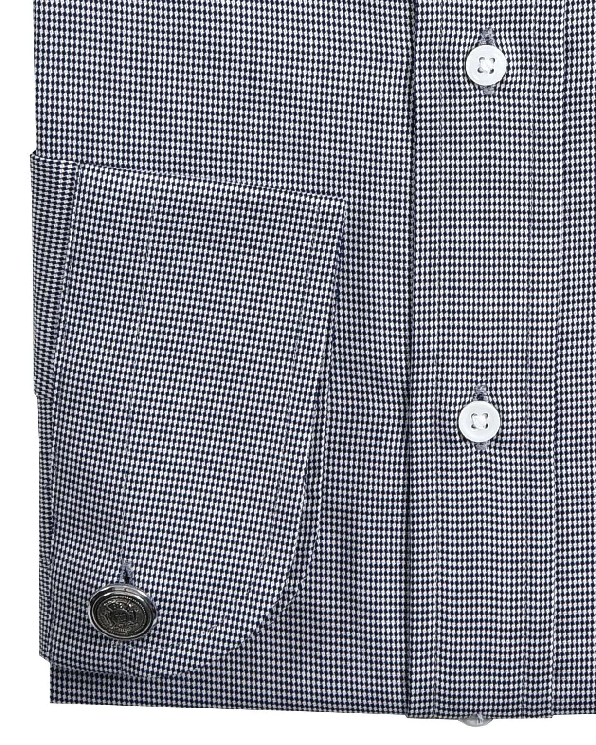 Monti Navy White Houndstooth