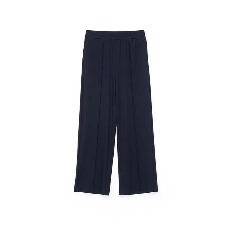 Navy Blue Wide Leg Loose Comfy Pants