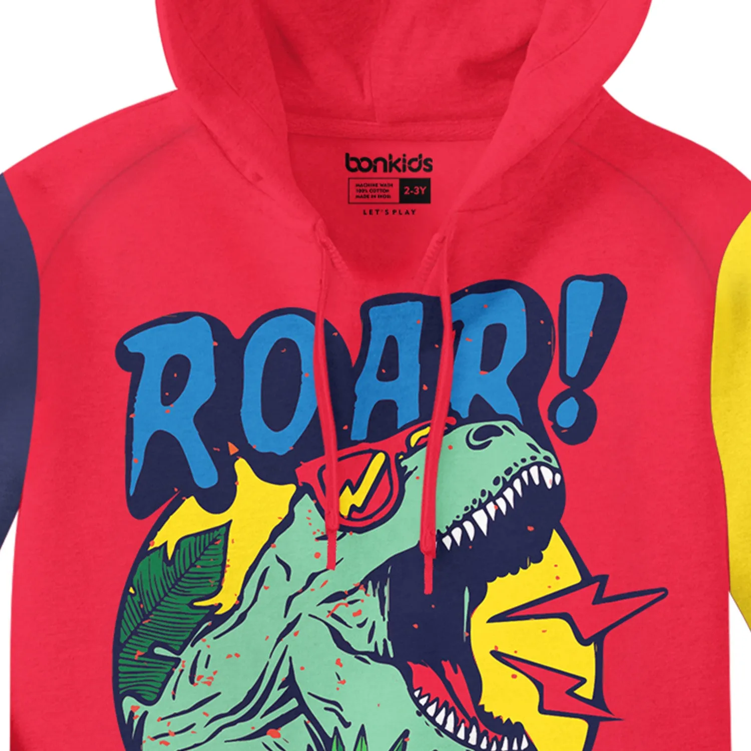 Roar Printed Boys Hoodies