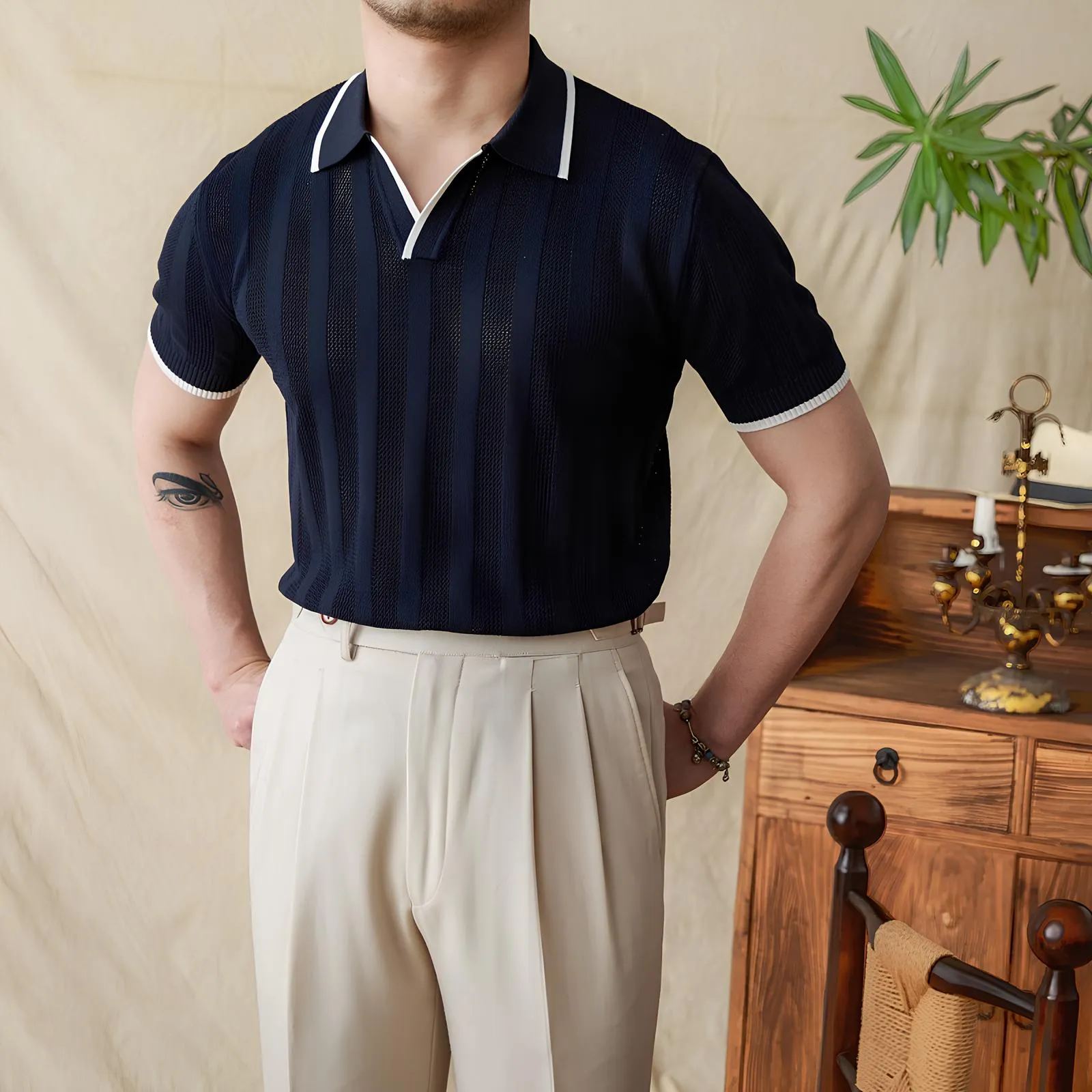 SAVINO KNIT POLO