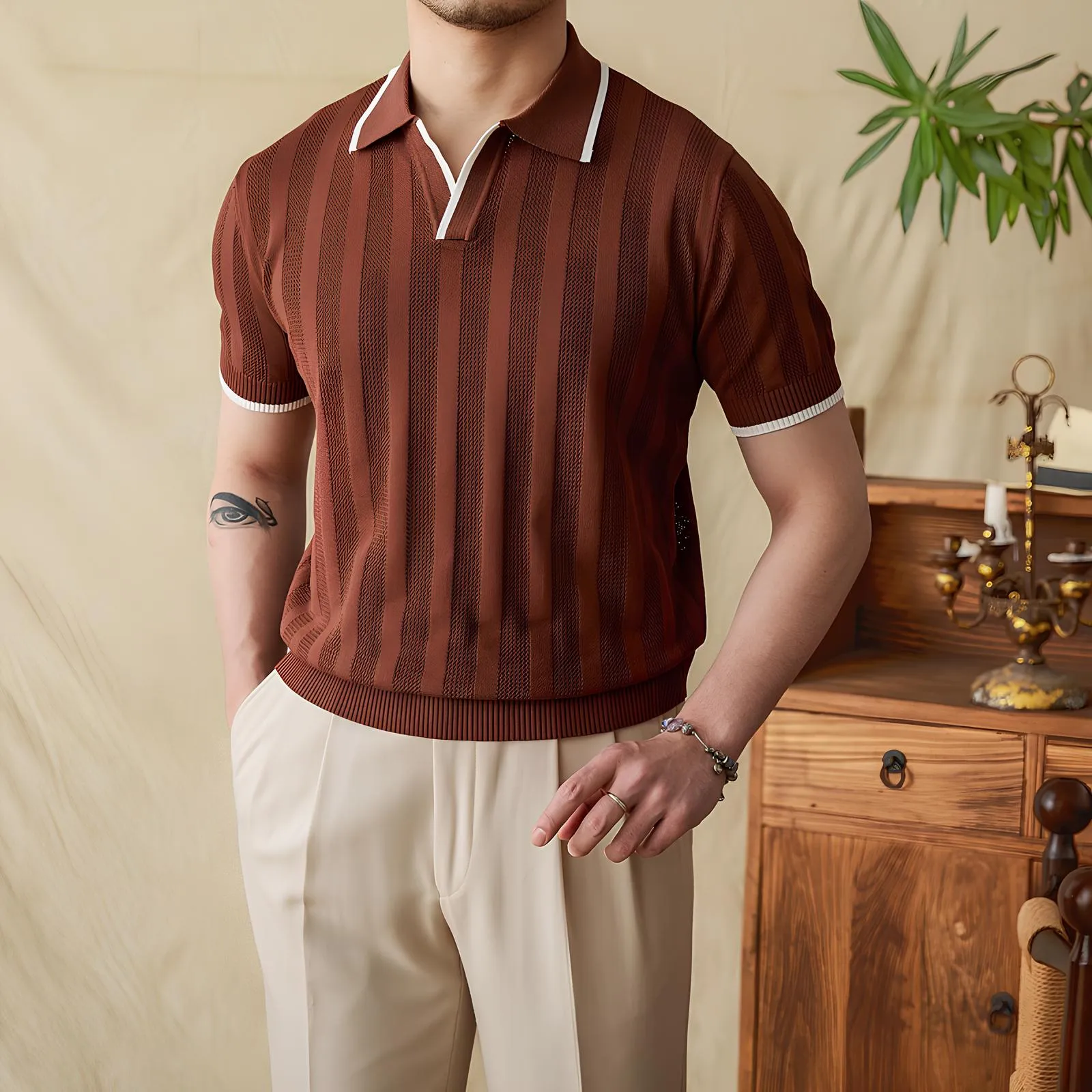 SAVINO KNIT POLO