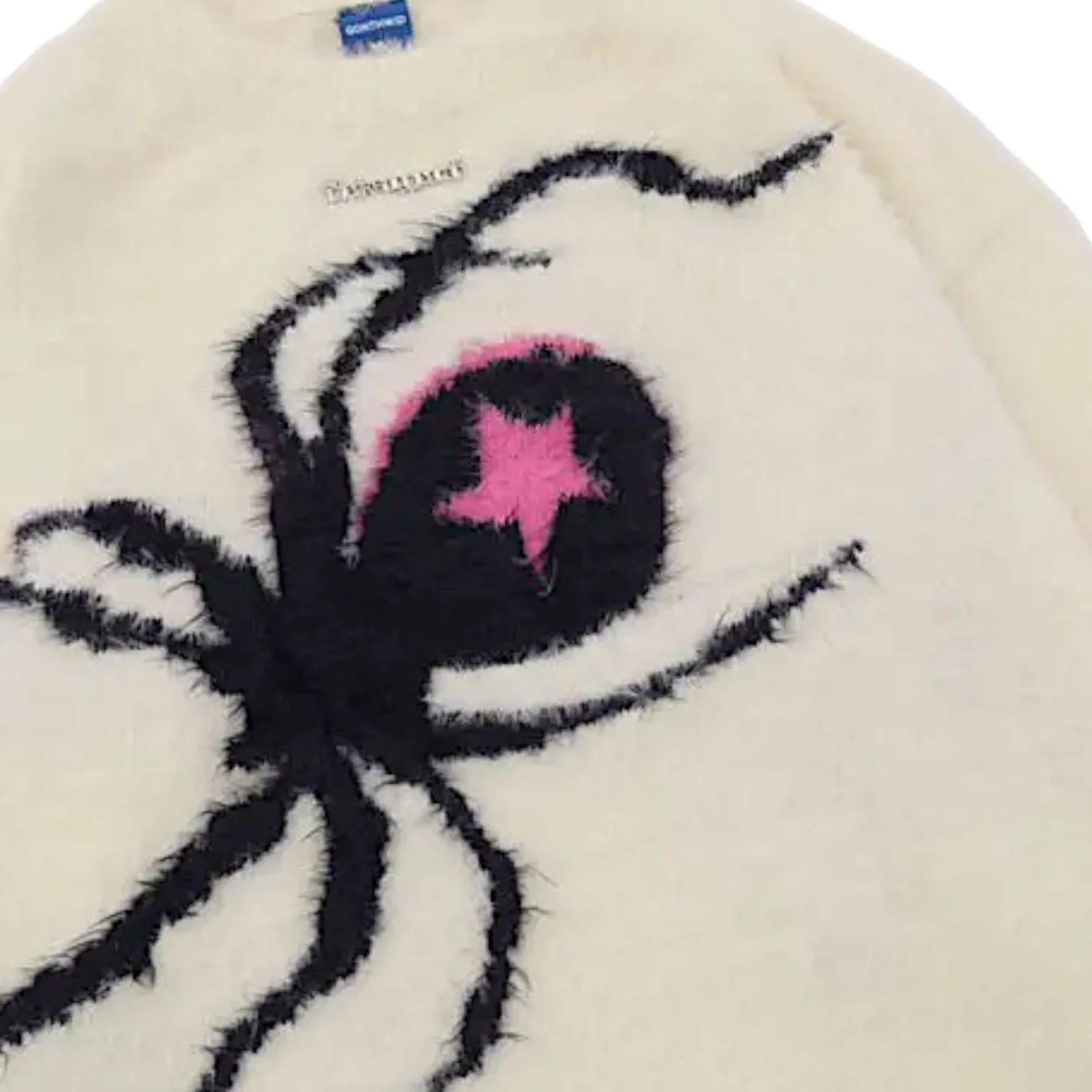 Slouchy mohair spider sweater