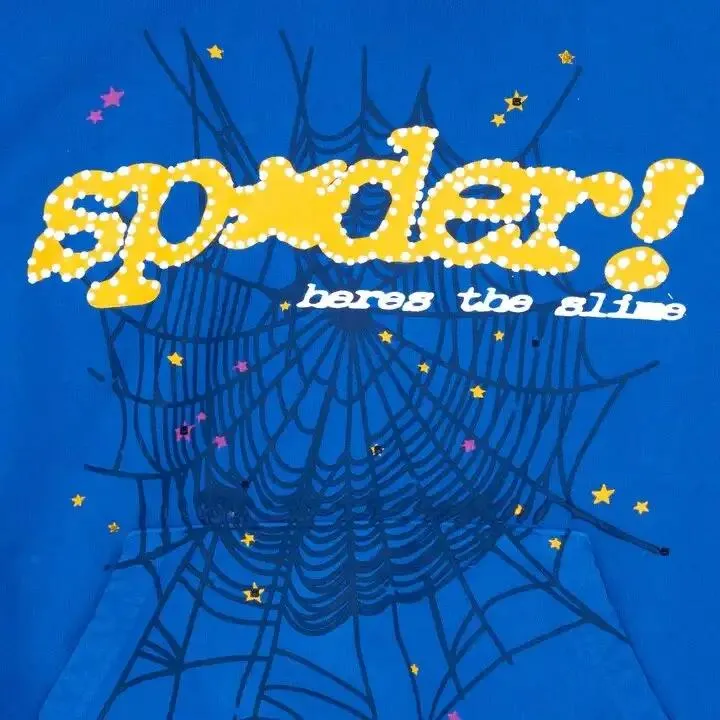 Spider Letter Prints Hoodies