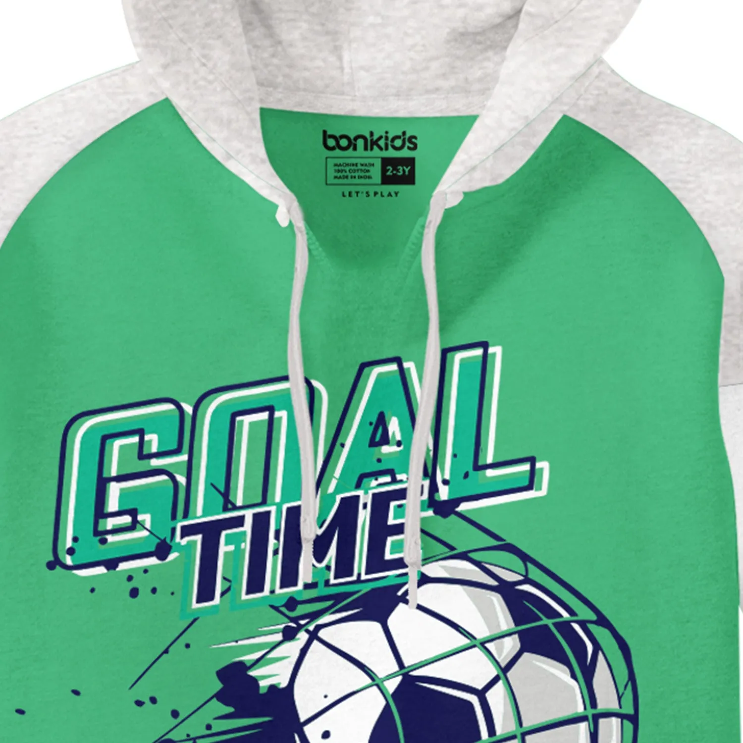 The Goal Time Green Boys Hoodies