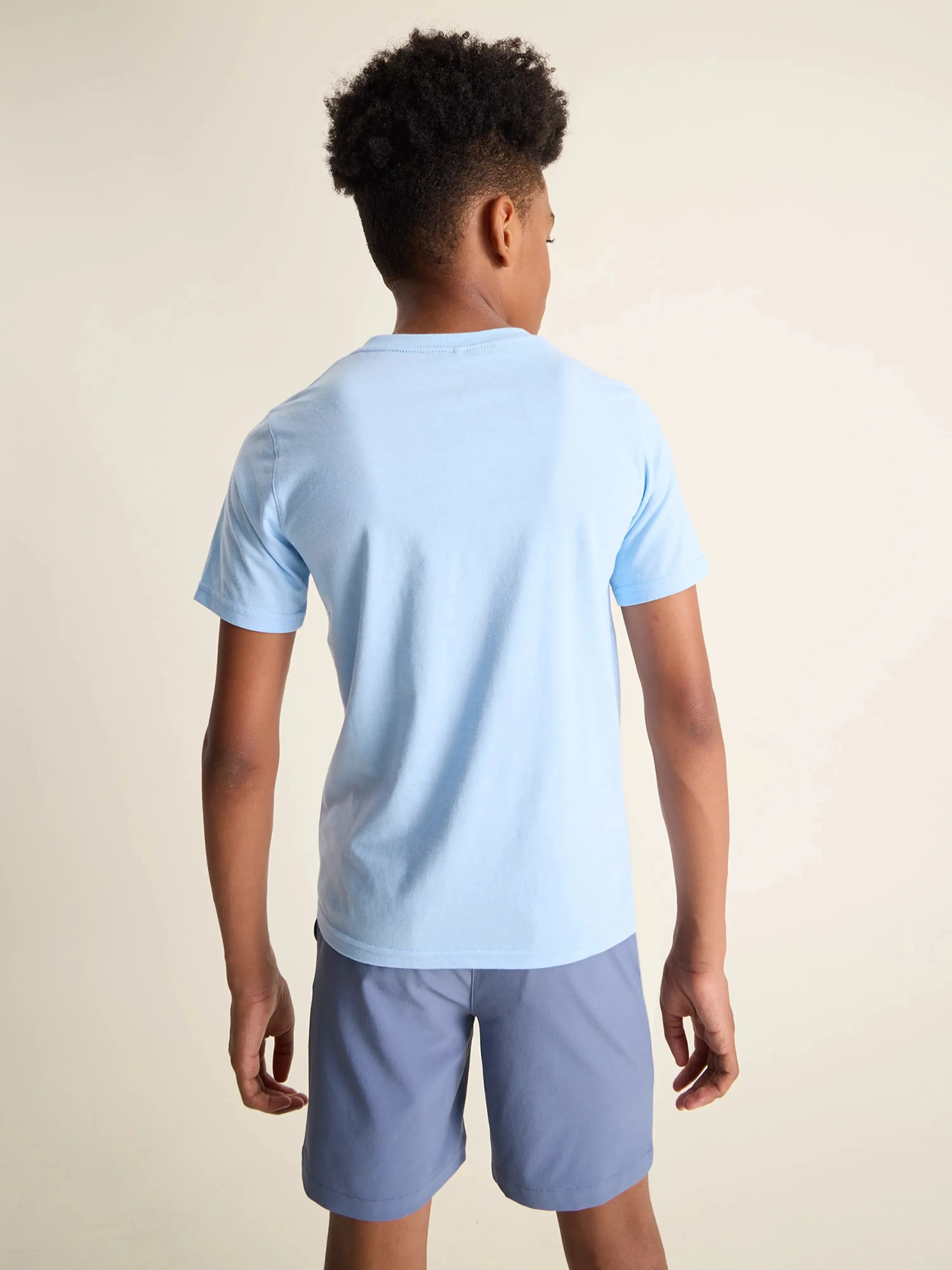 The Howlin' For The Weekend (Youth Non Pocket T-Shirt) - Soft Blue