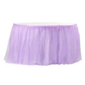 Tulle Tutu 17ft Table Skirt - Lavender