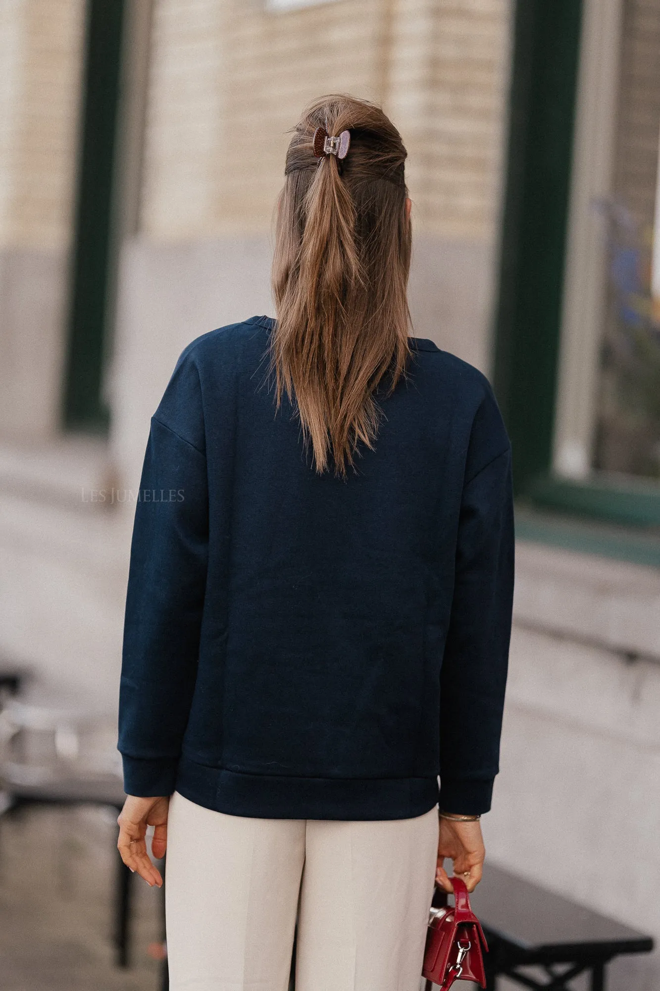 VIMaldea O-neck LS sweatshirt navy