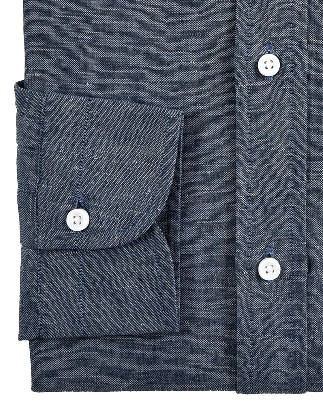 Washed Indigo Linen Chambray