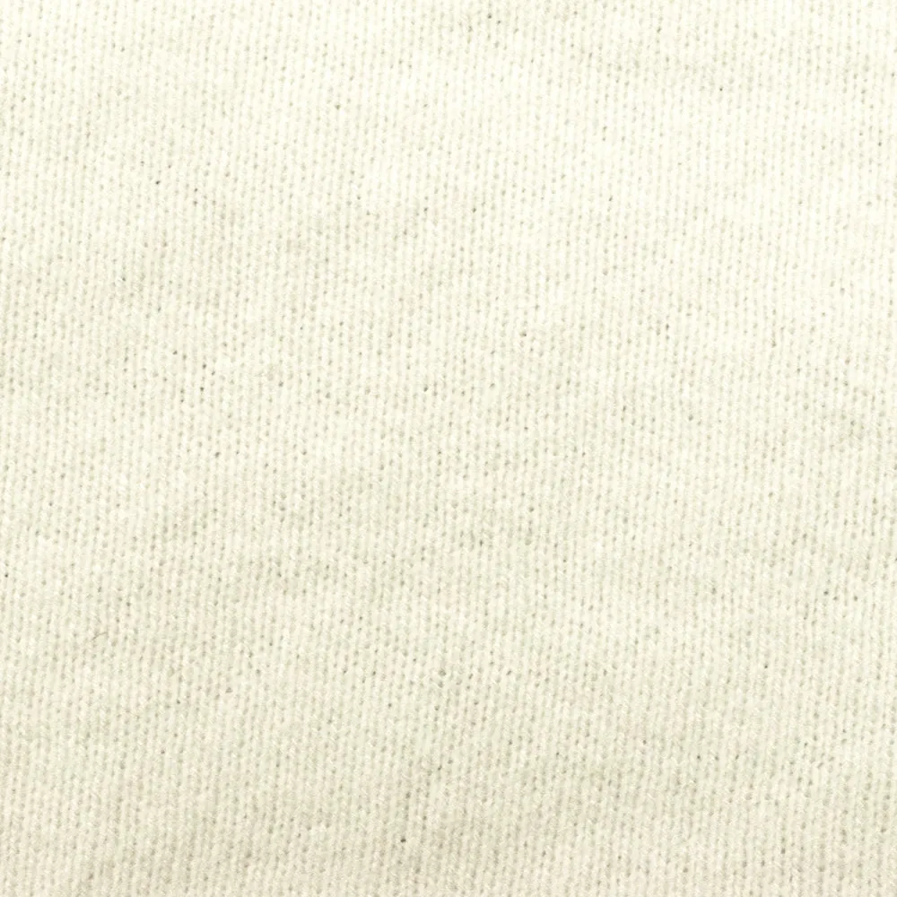 Whisper Ivory Solid Stretch Terry Knit Fabric