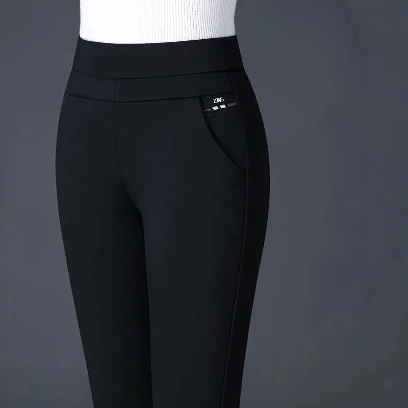 Women - Trousers - Stretch Fabric - Elegant and Comfortable Fit