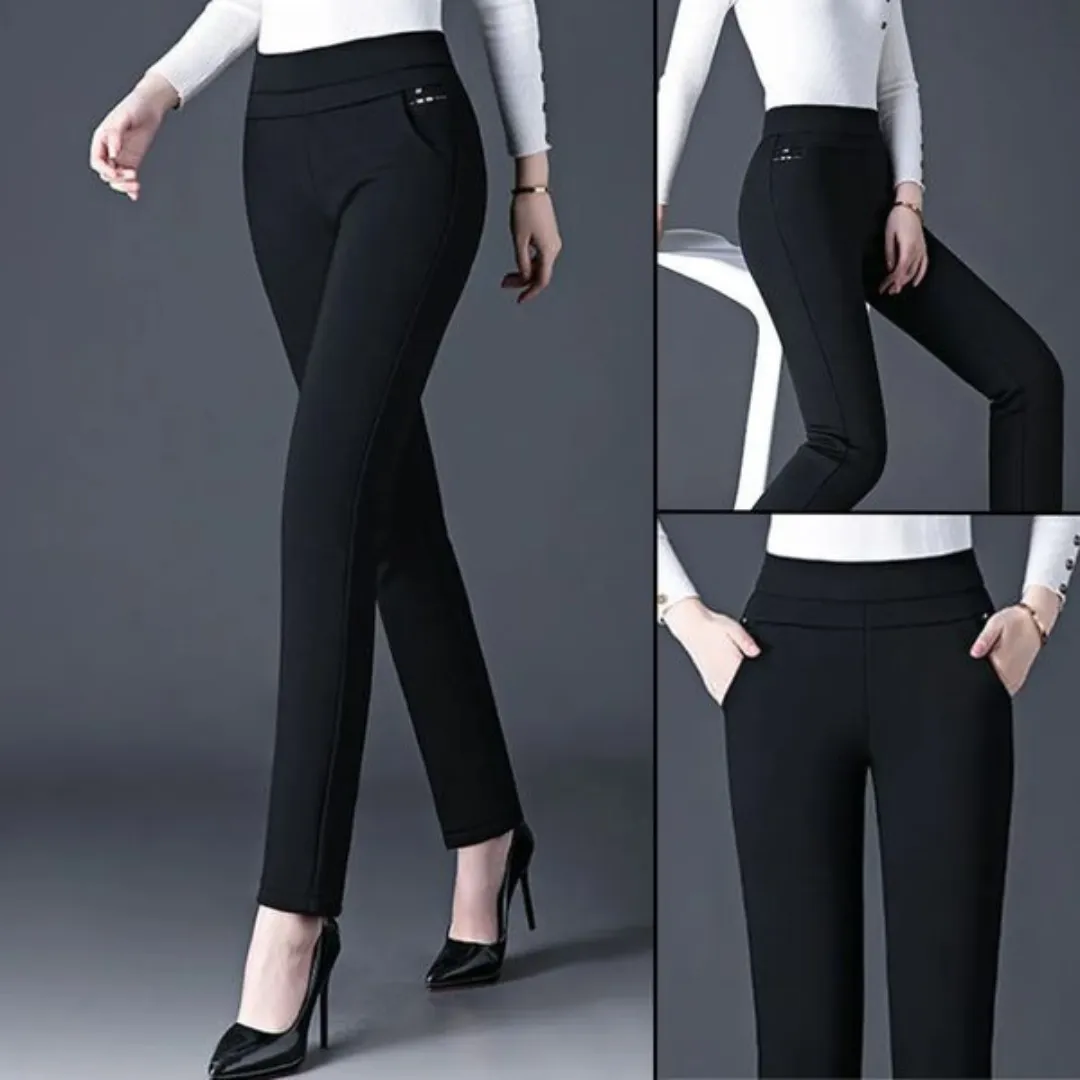 Women - Trousers - Stretch Fabric - Elegant and Comfortable Fit