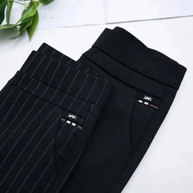 Women - Trousers - Stretch Fabric - Elegant and Comfortable Fit