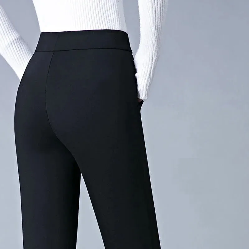 Women - Trousers - Stretch Fabric - Elegant and Comfortable Fit