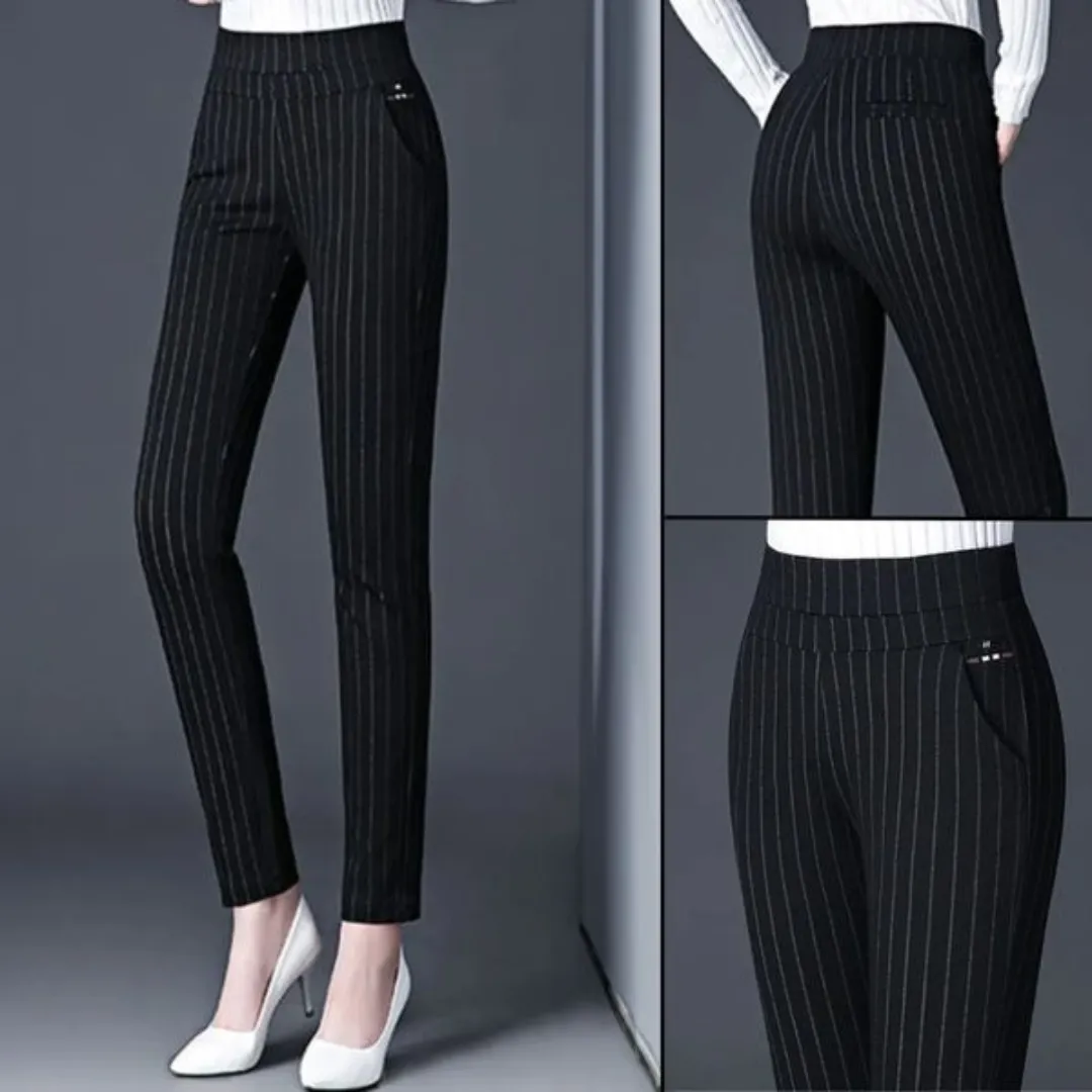 Women - Trousers - Stretch Fabric - Elegant and Comfortable Fit